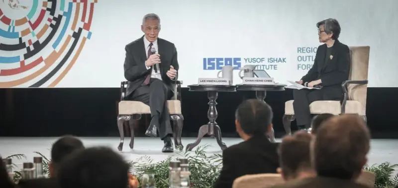 ▲新加坡國務資政李顯龍談到美中介入泰柬衝突斡旋時指出，大國確實能影響東協成員國，但東協的價值在於仍能召集各方對話、維持合作。（圖／翻攝自聯合早報）