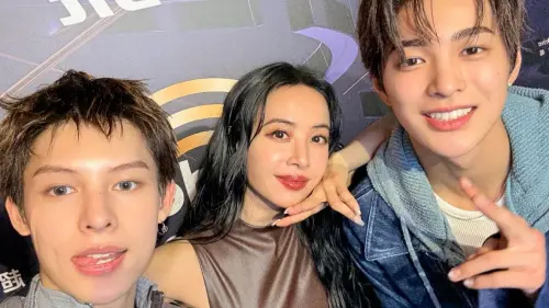 蔡依林甜靠安乾鎬！趙雨凡合體男神許光漢　CORTIS驚喜曬後台合照
