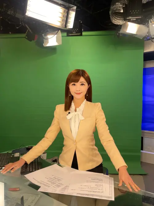 ▲曹錦輝最令人廣為人知的戀情，是與電視台主播韓佩穎交往，不過2人最終仍因衝突與爭議分手。（圖／翻攝自臉書@韓佩穎主播 Natalie）