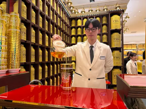 ▲TWG Tea全新於台北信義區新光三越A8館2樓，開幕全台首間精品與外帶茗茶概念店。（圖／記者蕭涵云攝）