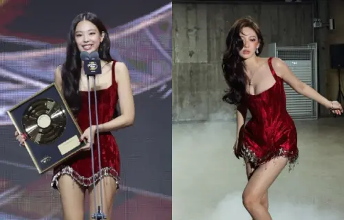 Jennie金唱片戰袍撞衫寧寧！連髮型都超像　粉絲狂讚：都沒輸
