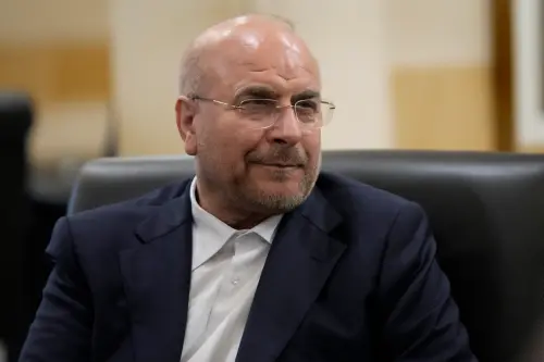 ▲伊朗國會議長卡利巴夫（Mohammad Bagher Qalibaf）。（圖／美聯社／達志影像）