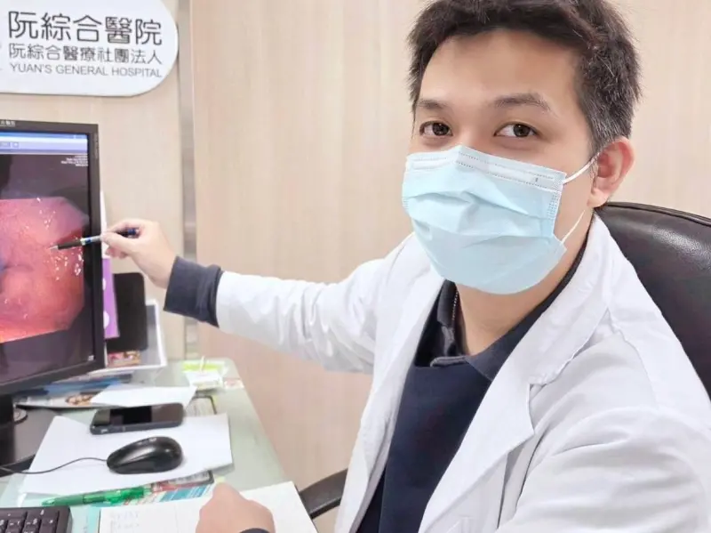  ▲醫師丁楷庭說，冬天是腸胃疾病的高峰期，腹部保暖最為重要。（圖／阮綜合醫院提供）