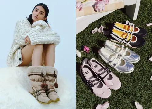 ▲左起：WINTER HEAVEN雪靴、MEXICO 66 TGRS甜美系列。（圖／台灣鬼塚虎onitsukatiger.com.tw）