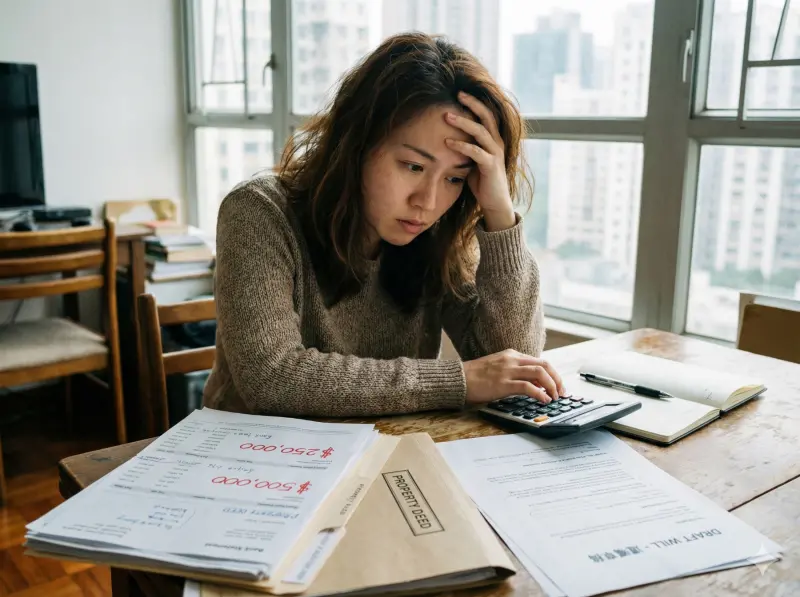 ▲30歲獨生女意外繼承千萬遺產，在喜悅過後，面對是否提早退休及資產傳承的法律風險陷入深思。專家建議單身族應提前預立遺囑，掌握財富支配權。示意圖，非當事人。（圖／AI 生成）