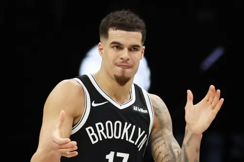 ▲金州勇士隊追求布魯克林籃網隊明星前鋒「MPJ」小麥可·波特（Michael Porter Jr.）的傳聞甚囂塵上。引人注目的是，MPJ近期在直播中曾公開對勇士球星史蒂芬·柯瑞（Stephen Curry）致敬。（圖／美聯社／達志影像）