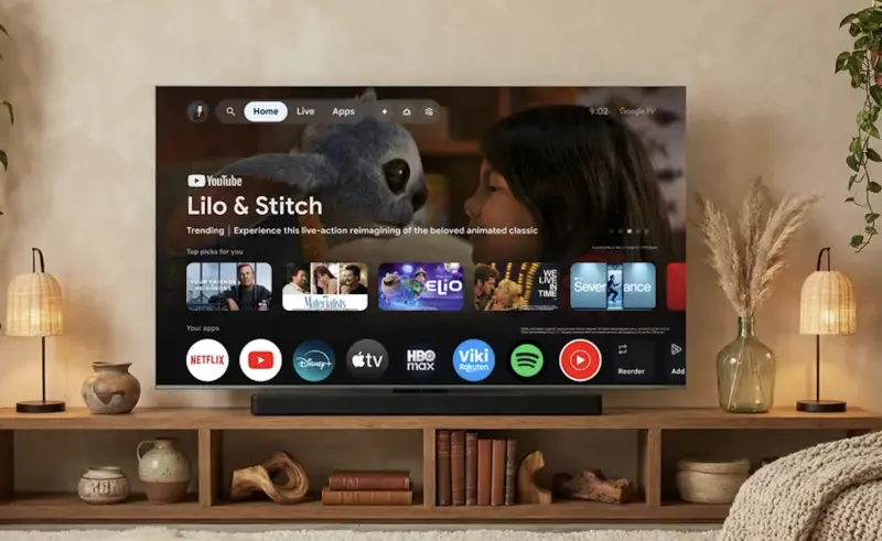 ▲Google在2026年的CES上宣布將把Gemini導入Google TV，讓電視變得更聰明。（圖／翻攝官網）