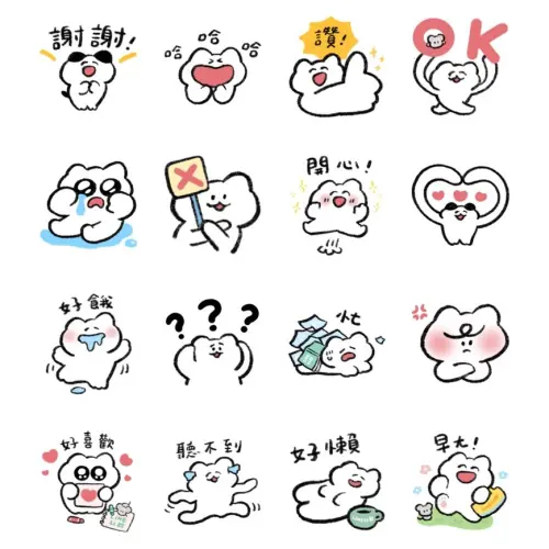 ▲LINE免費貼圖「LINE 社群 × Effy」。（圖／取自LINE）