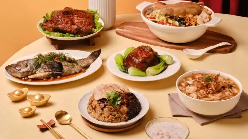 ▲澎湃的「金馬御饌富貴年菜組」包含漢典食品技轉的豬肋排。（圖／喜憨兒基金會提供）