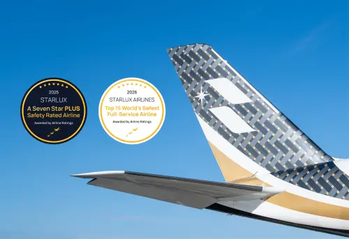 2026最安全航空評選出爐　星宇航空首入榜　躋身全球第 11 名

