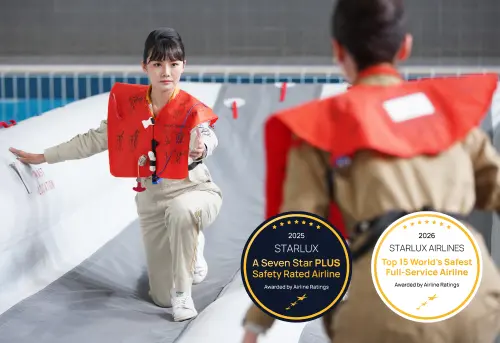 ▲星宇航空團隊由航空界經驗豐富的專業人員組成，因此，星宇航空才能在短時間內建立多條航線，同時維持高標準的飛安管理。