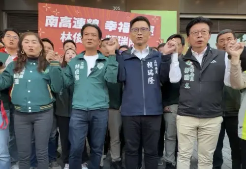 赴台南送暖林俊憲　賴瑞隆：心目中最理想台南市長人選
