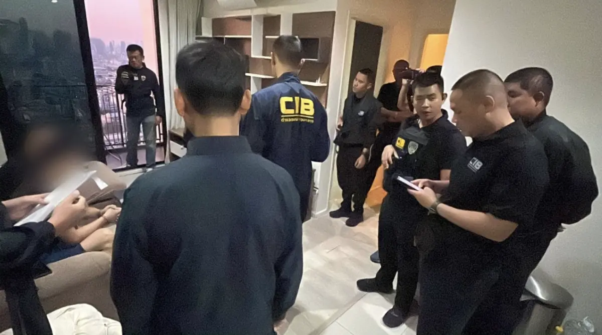 ▲泰國警方突襲曼谷與清邁多處據點，逮捕涉嫌鉅額詐騙的中國籍通緝犯。（圖／翻攝自fm91bkk）