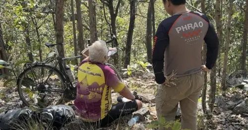 泰國清邁驚魂！63歲英籍單車伯誤闖叢林迷途　斷水斷糧15小時獲救
