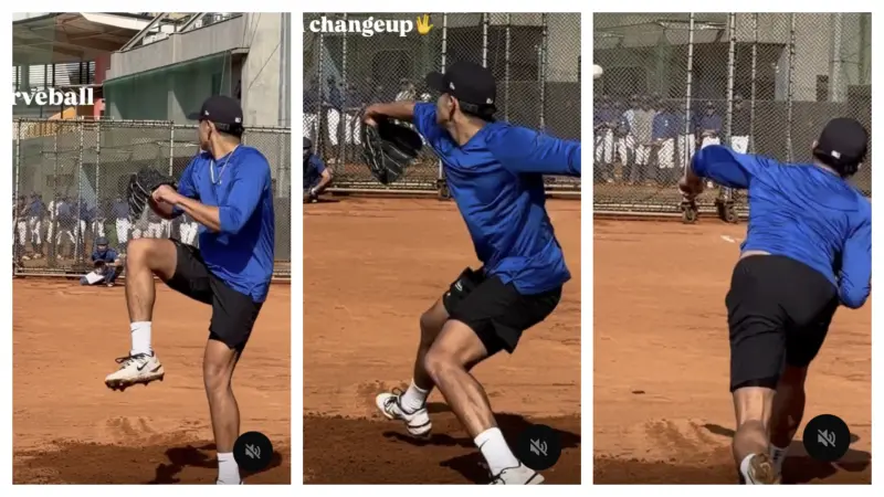 MLB／林維恩練投1.1萬人按讚！狂秀5球種　新武器軌跡如「飛碟」