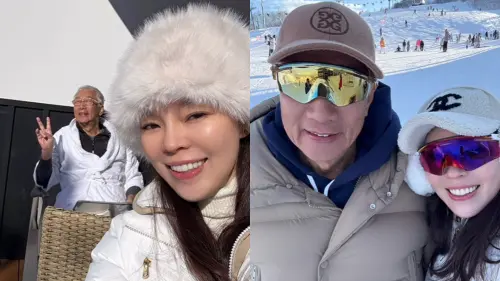 ▲▼曾馨瑩（右圖右）和郭台銘帶小孩赴日本旅遊，郭董一頭白髮引發關注。（圖／曾馨瑩IG@hsin_ying_tseng）