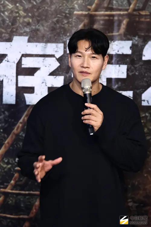 ▲金鐘國來台錄製《生存王2》。（圖／記者朱永強攝）