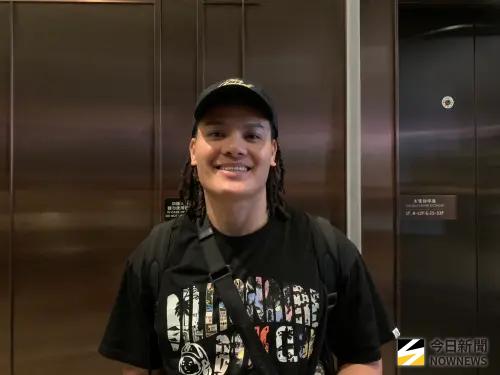 ▲富邦悍將內野手張育成完成經典賽中華隊第一階段報到。（圖／記者陳柏翰攝,2025.1.14）