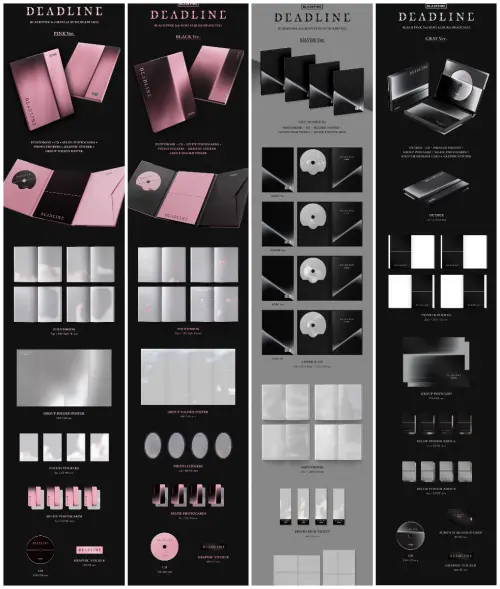 ▲BLACKPINK全員回歸！全新專輯《DEADLINE》2月發售　今日開放預購（圖／微博＠YG_BLACKPINK_OFFICIAL）