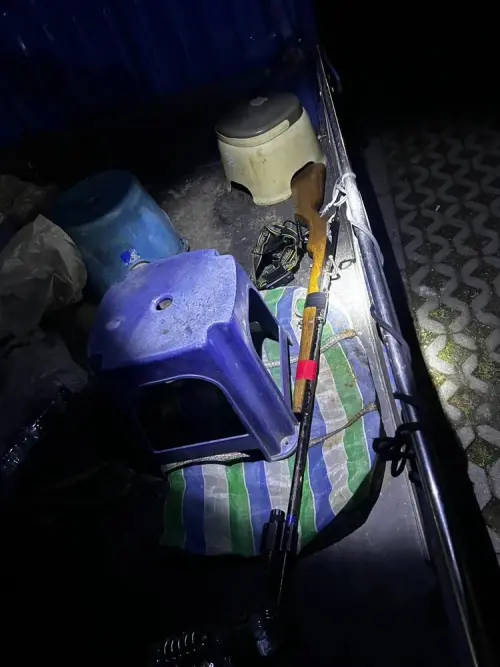 ▲警方查扣涉案獵槍。（圖／民眾提供）