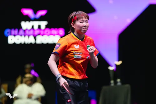 ▲朱雨玲的職業生涯充滿坎坷。2021年她因纖維腺瘤手術被迫淡出賽場，期間經歷了讀博、任教等身份轉變。（圖／取自WTT flickr）