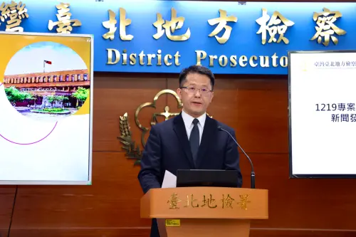 ▲台北地檢署襄閱主任檢察官高一書主持台北捷運隨機殺人案偵結記者會。（圖／記者嚴俊強攝）