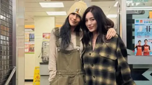 便利商店前2正妹搭肩合照！畫面太美　一看竟然是大咖時尚名媛
