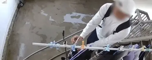 新加坡噁男現蹤義順社區！十秒狂偷五條內褲　警證實是慣犯
