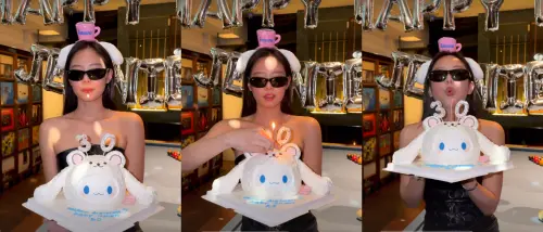 ▲Jennie把生日蠟燭當香菸在叼！慶生影片曝光　挨酸忘記吸菸爭議嗎（圖／Jennie IG@jennierubyjane）