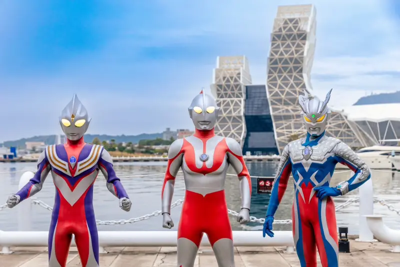 ▲高雄燈會「2026 Kaohsiung Wonderland 冬日遊樂園」今（16）日由市長陳其邁公布主題IP，將是「超人力霸王」。（圖／高雄市政府提供www.kcg.gov.tw/Default.aspx）