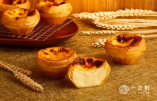 ▲一之軒蛋塔是店內招牌人氣商品，外皮主打千層酥脆，搭配香滑如奶酪的內餡，口感令人愛不釋手。（圖／一之軒官網）