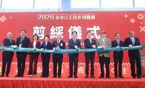 ▲總統賴清德今天到台中市參加「百工百業博覽會」開幕典禮，與市長盧秀燕公開過招。（圖／台中市政府提供，2026.01.16）