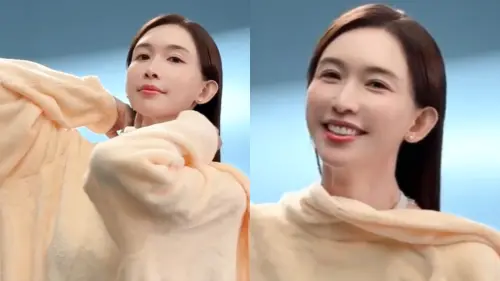 ▲▼林志玲最新廣告中的樣貌（上下圖）被網友說長得不太一樣。（圖／皮膚科段鱈芸醫生、林志玲工作室微博）