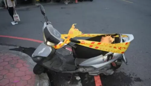 欠債2萬心生不滿！台中男預告燒車洩恨　清晨縱火燒女友人機車
