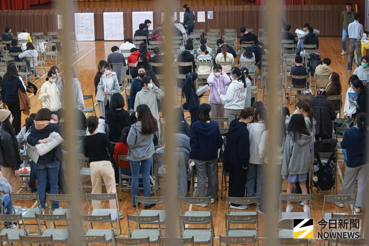 ▲學測進入第二天。（圖／記者葉政勳攝）