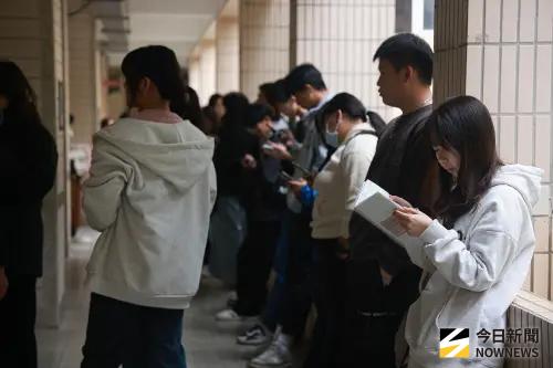 ▲115學年度學科能力測驗於今日登場，大考中心指出，今年數學A試題「看起來」 較親民些。（圖／記者葉政勳攝）