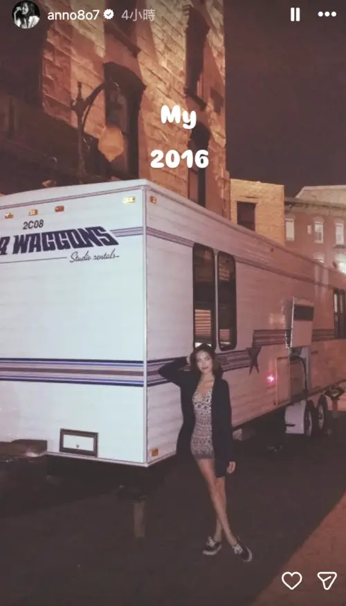 ▲許瑋甯曬出2016年的照片，10年過去歲月幾乎沒在她身上留下痕跡。（圖／翻攝自IG@anno8o7）