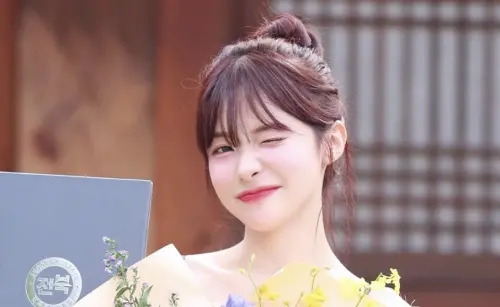 ▲李多慧（如圖）被酸口音問題，結果反而圈粉。（圖／翻攝自IG@le_dahye）