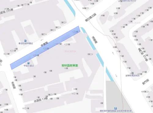 ▲新北市樹林區1月19日停水影響範圍。（圖／台灣自來水公司water.gov.tw/）