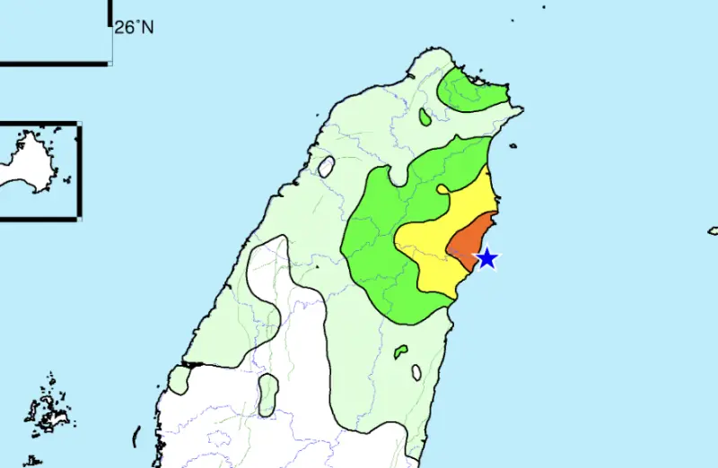 宜蘭外海4.9地震！震央在「和平海盆」　氣象署：最近有點活躍