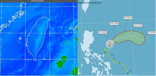 強烈大陸冷氣團明撲台！吳德榮：北台灣「很濕冷」　平地只剩8度
