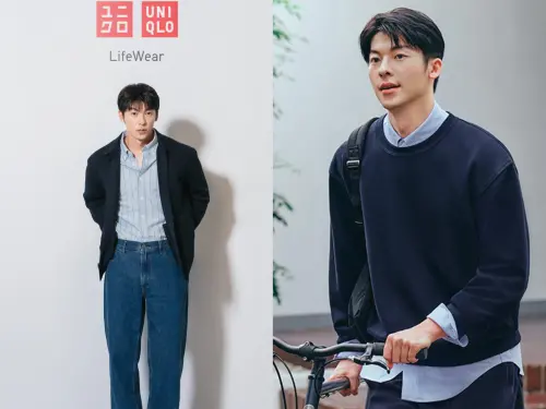 ▲許光漢同款「特級抗皺舒適合身襯衫、寬版直筒牛仔褲」最多現省700元快搶。（圖／UNIQLO uniqlo.com）