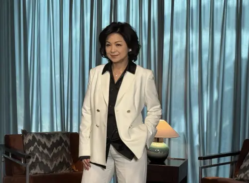 ▲楊貴媚在《Bad Girl》的黑道夫人造型帥氣也有氣勢。（圖／記者蘇詠智攝）