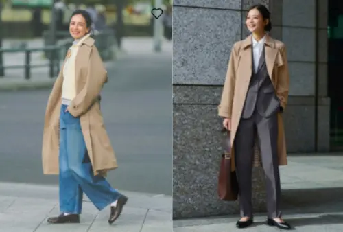 ▲UNIQLO最近一件「寬版風衣」被日本人買爆，價格親民時尚又好看，而且男女都能穿，官網直接賣到缺貨。（圖/UNIQLO日本官網）