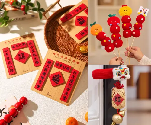 ▲小巧卻有年味的裝飾品，讓家中立刻充滿過年氣氛。（圖／淘寶提供）