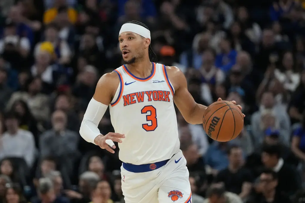 ▲NBA紐約尼克今（20）日主場97：114不敵獨行俠，吞下近期4連敗，哈特（Josh Hart）賽後怒批球隊態度差勁，令人感到丟臉。（圖／美聯社／達志影像）