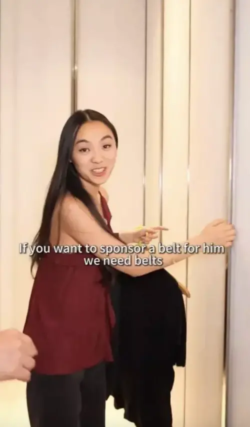 ▲Jane（如圖）喊話網友，幫忙贊助爸爸李連杰皮帶。（圖／摘自 IG@jetli）