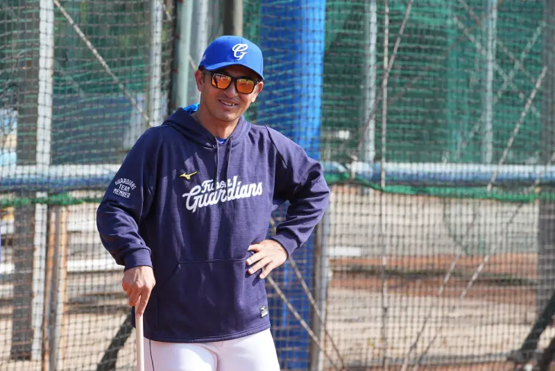 ▲富邦悍將新球季春訓今日開訓，總教練後藤光尊希望選手能保持身體健康，今年目標打造能進入台灣大賽的隊伍。（圖／富邦悍將提供）