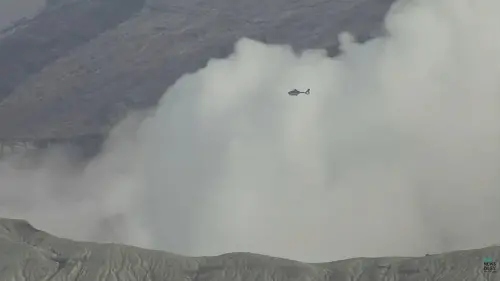 影／阿蘇火山直升機載2台灣人失聯！疑發現機身殘骸　日衛隊出動
