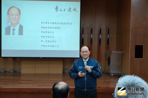 ▲季連成肯定國軍高雄總醫院長期與地方衛生局、醫療院所及救災體系保持密切合作。（圖／記者莊全成攝，2026.01.20）